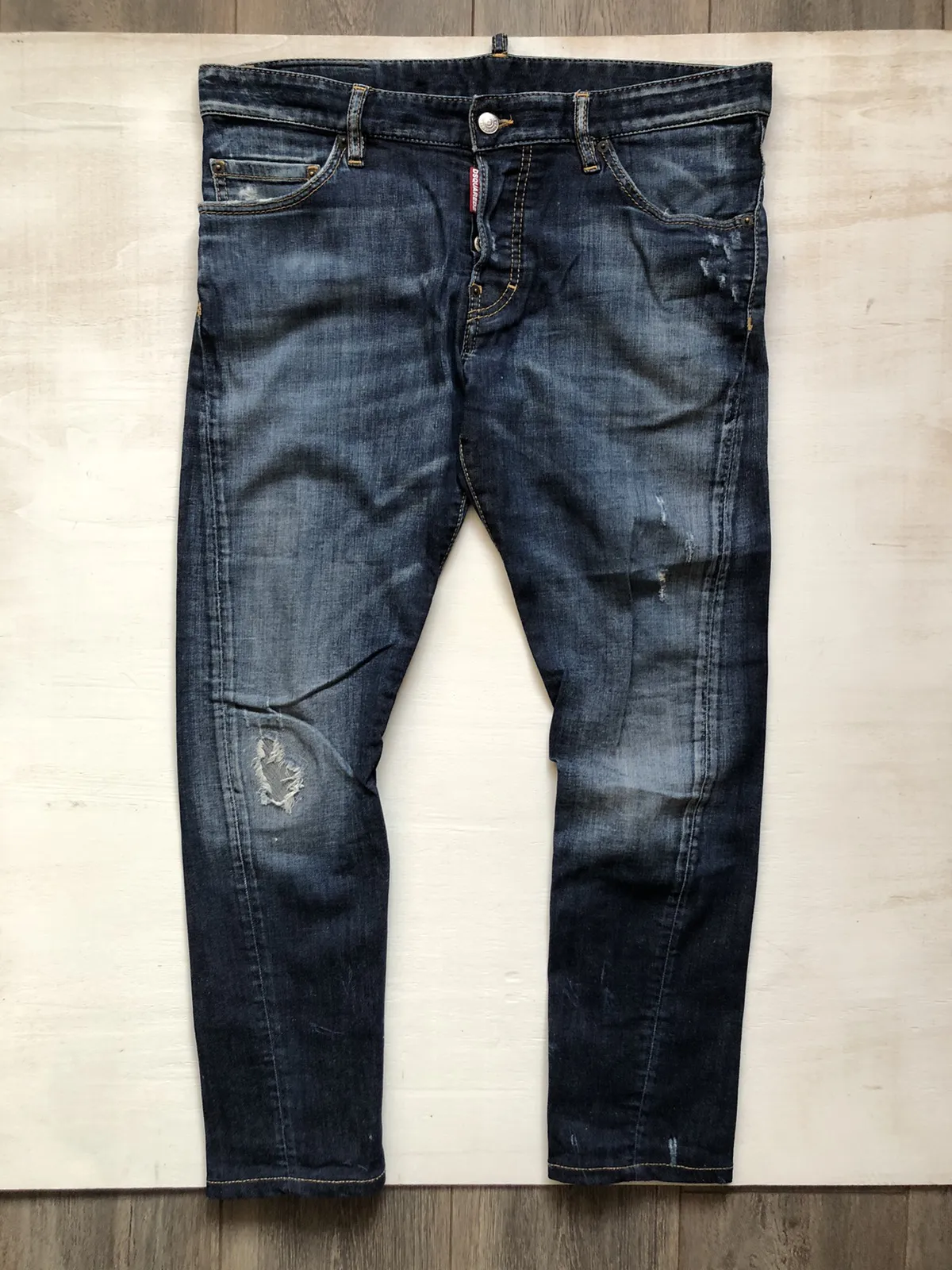 Dsquared2 distressed skinny jeans Italy luxury