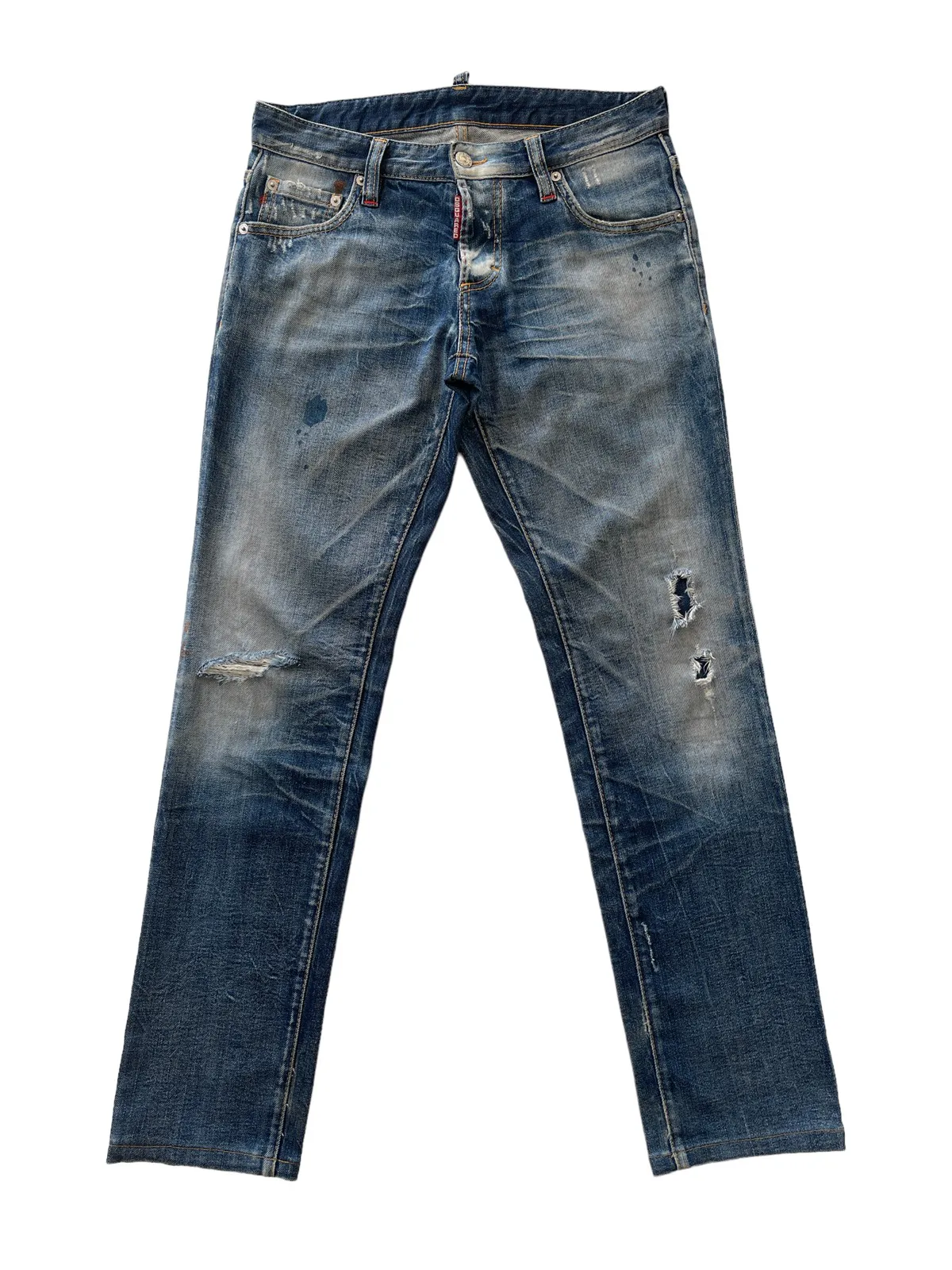 Dsquared2 Distressed Rusty Denim