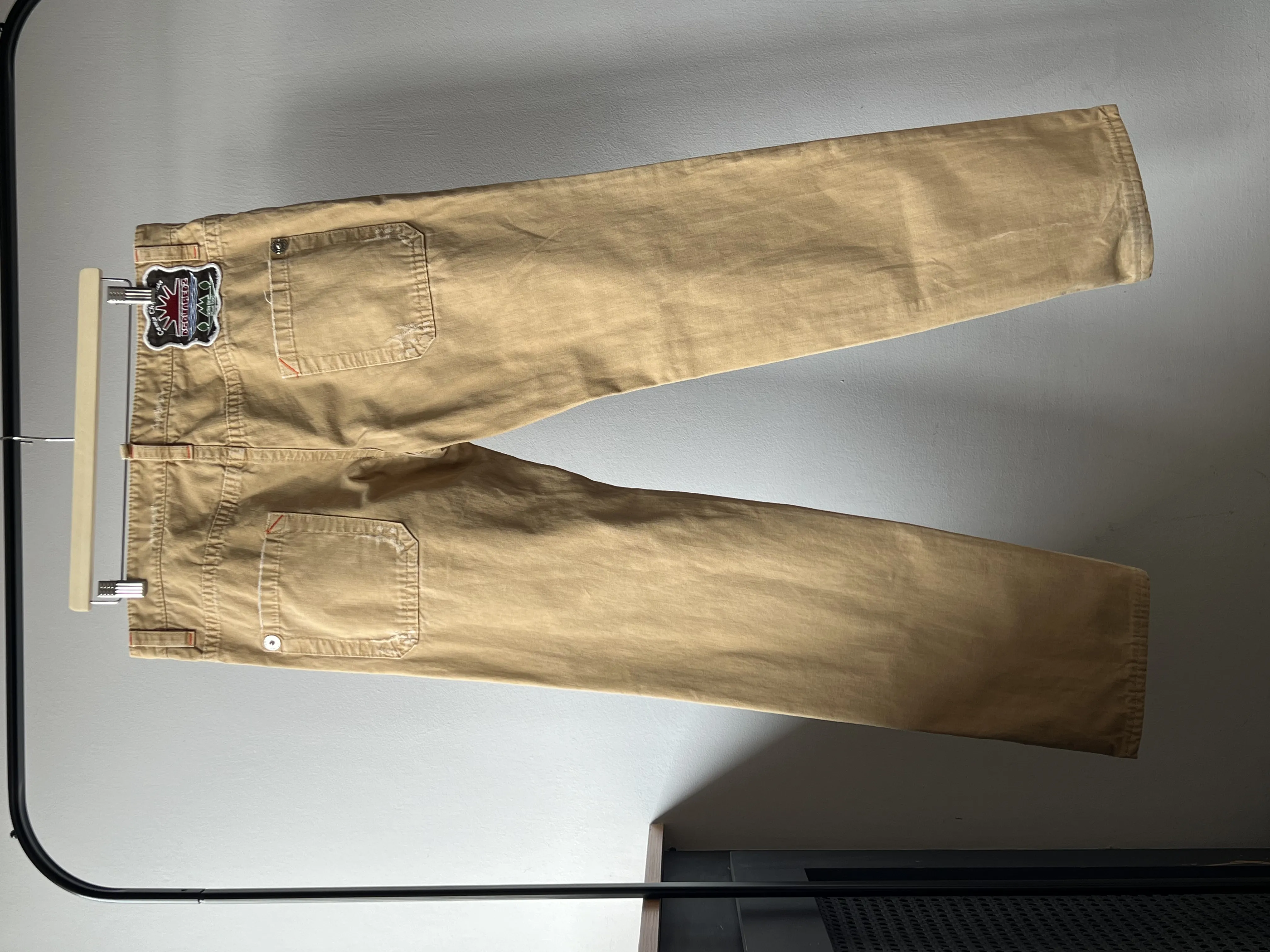 Vintage Dsquared2 Camp Chippawa Distressed Denim Pant