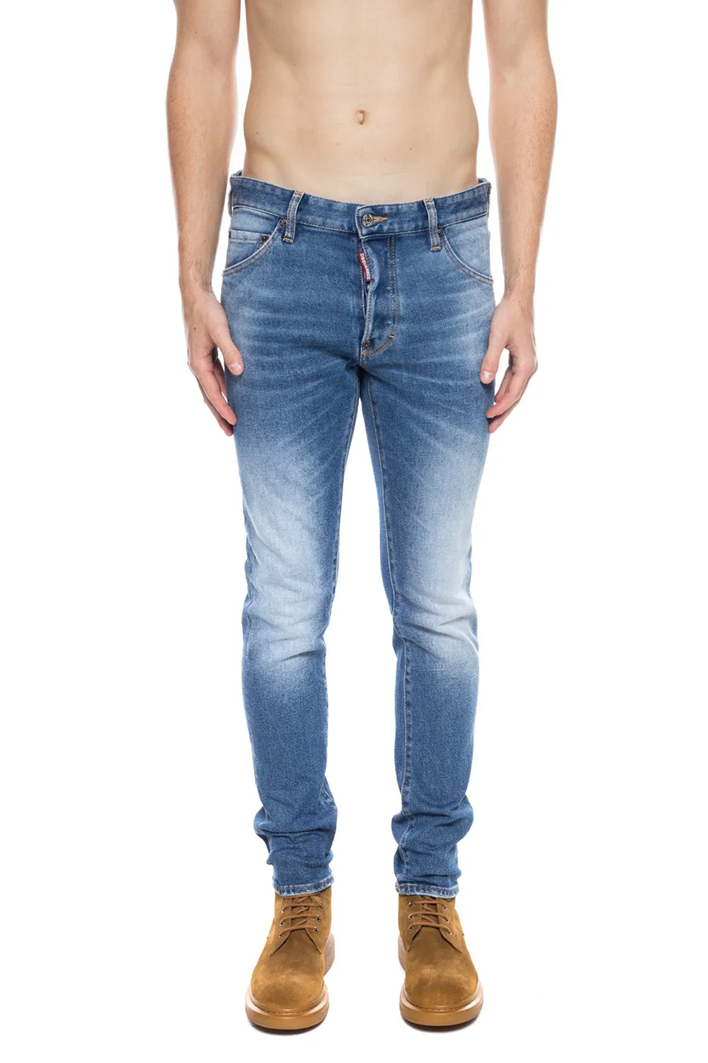 Dsquared² Blue Cotton Jeans &amp; Pant
