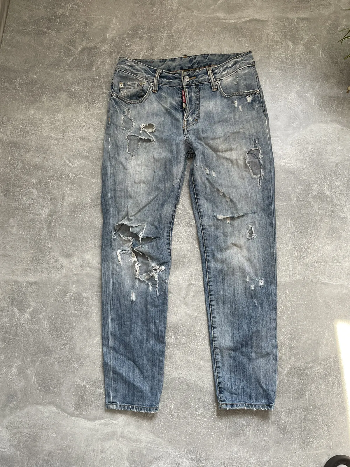 Dsquared 2 y2k japan denim pants jean punk rock goth emo