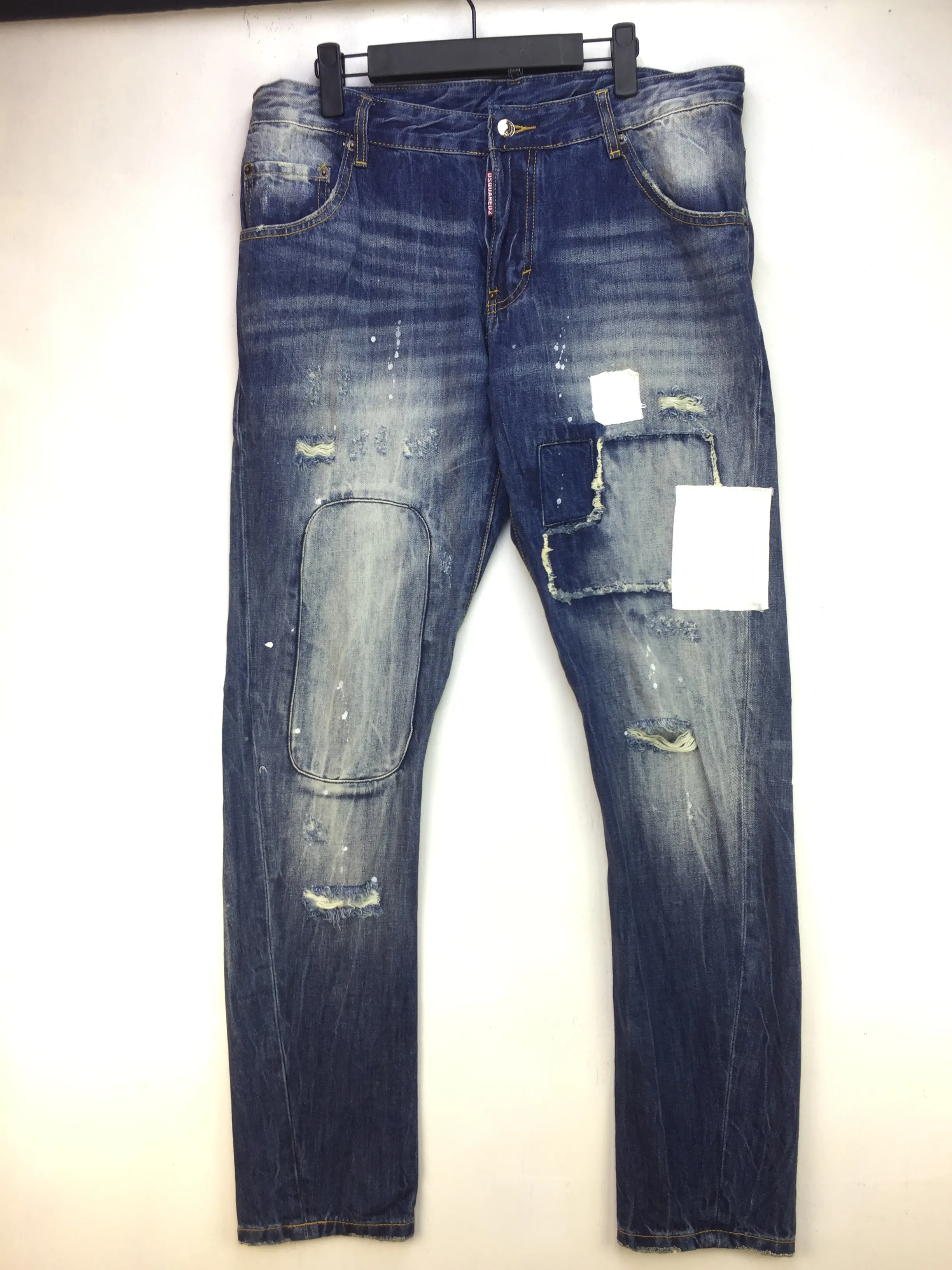 DSQUARED2 RIDER STYLE PATCHWORK PANT