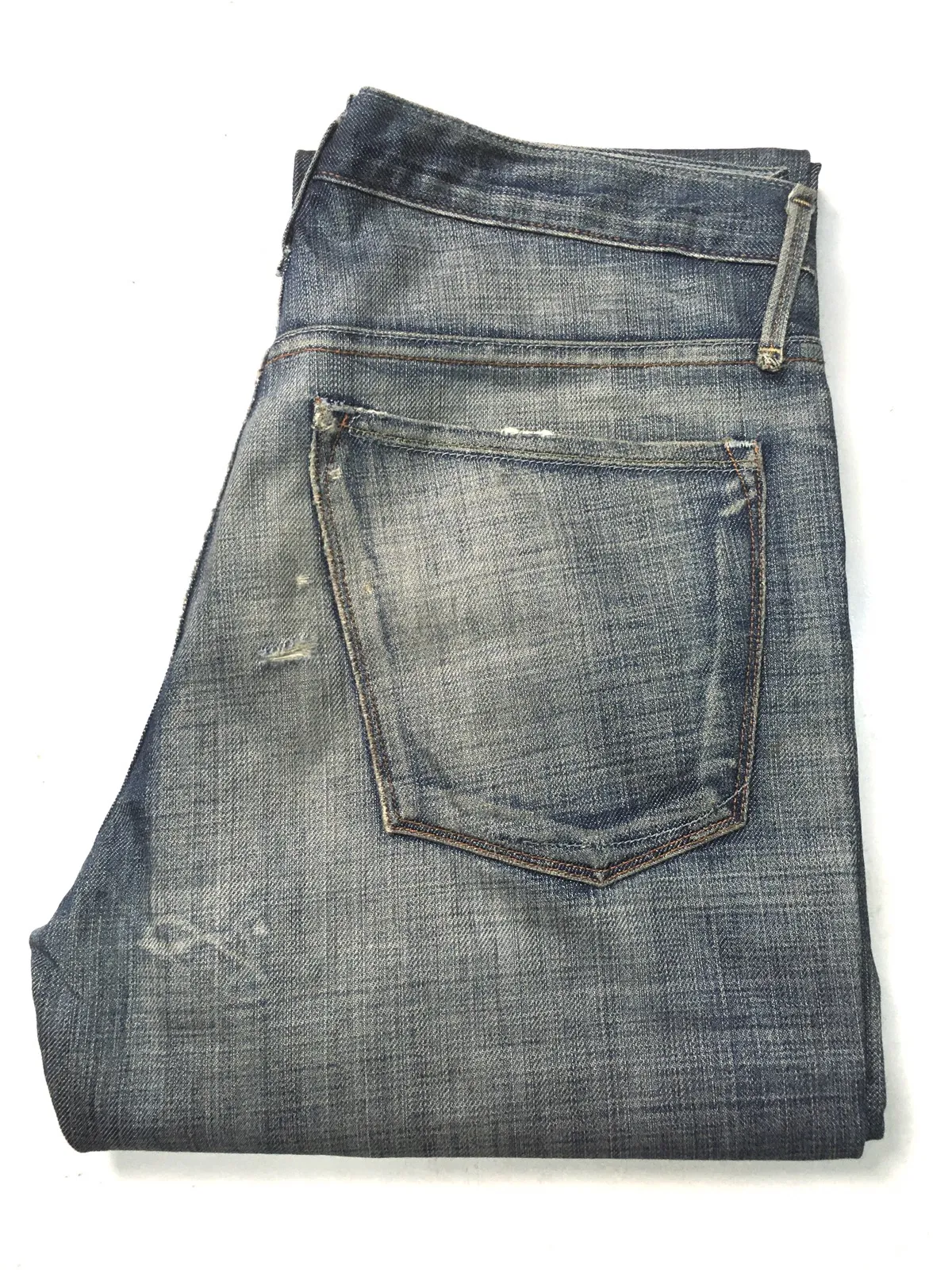 Vintage earnest sewn distressed jeans usa