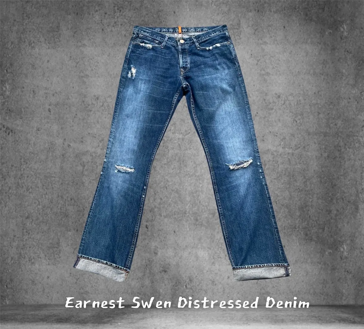 Earnest Sewn Distressed Denim