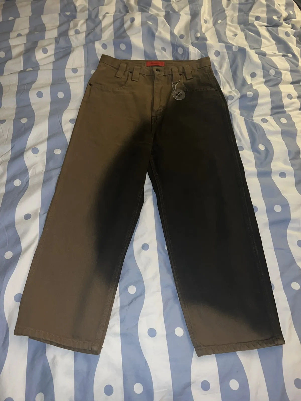 eckhaus latta bungee cord baggy/wide
