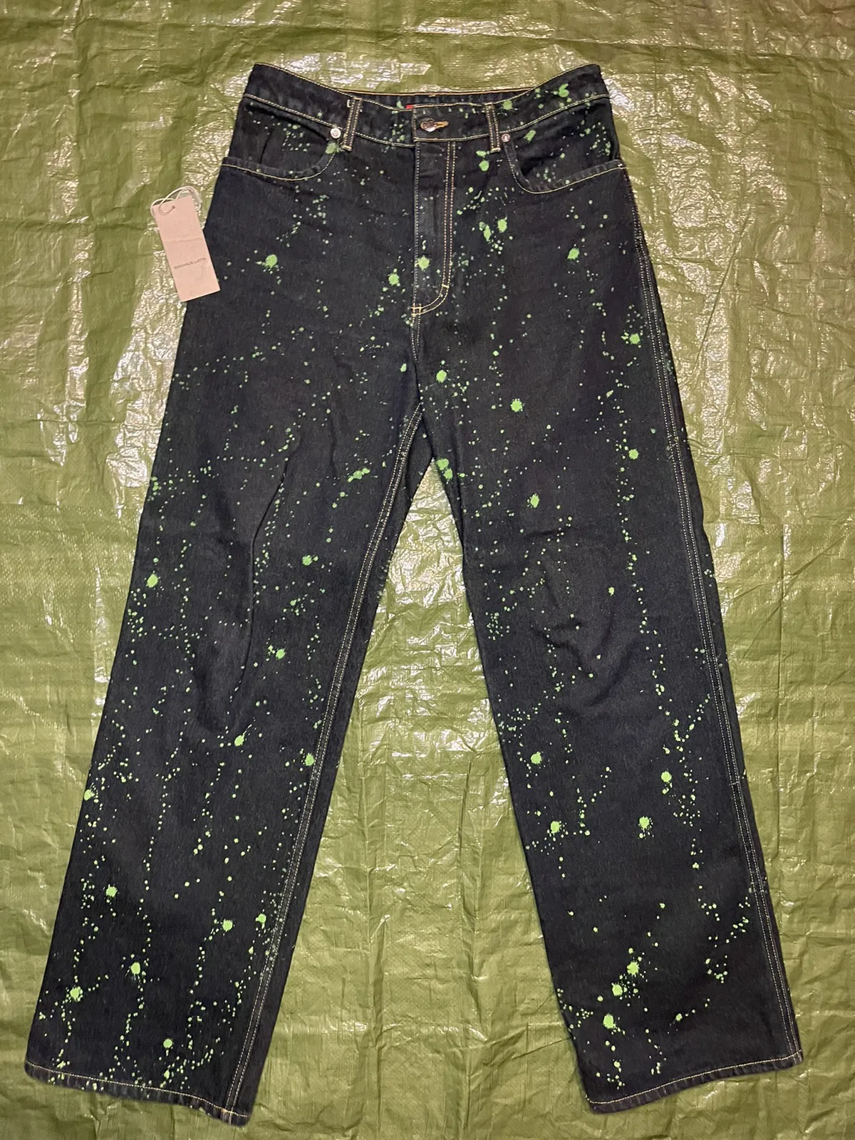 Eckhaus Latta FW20 Wide Splatter Jeans