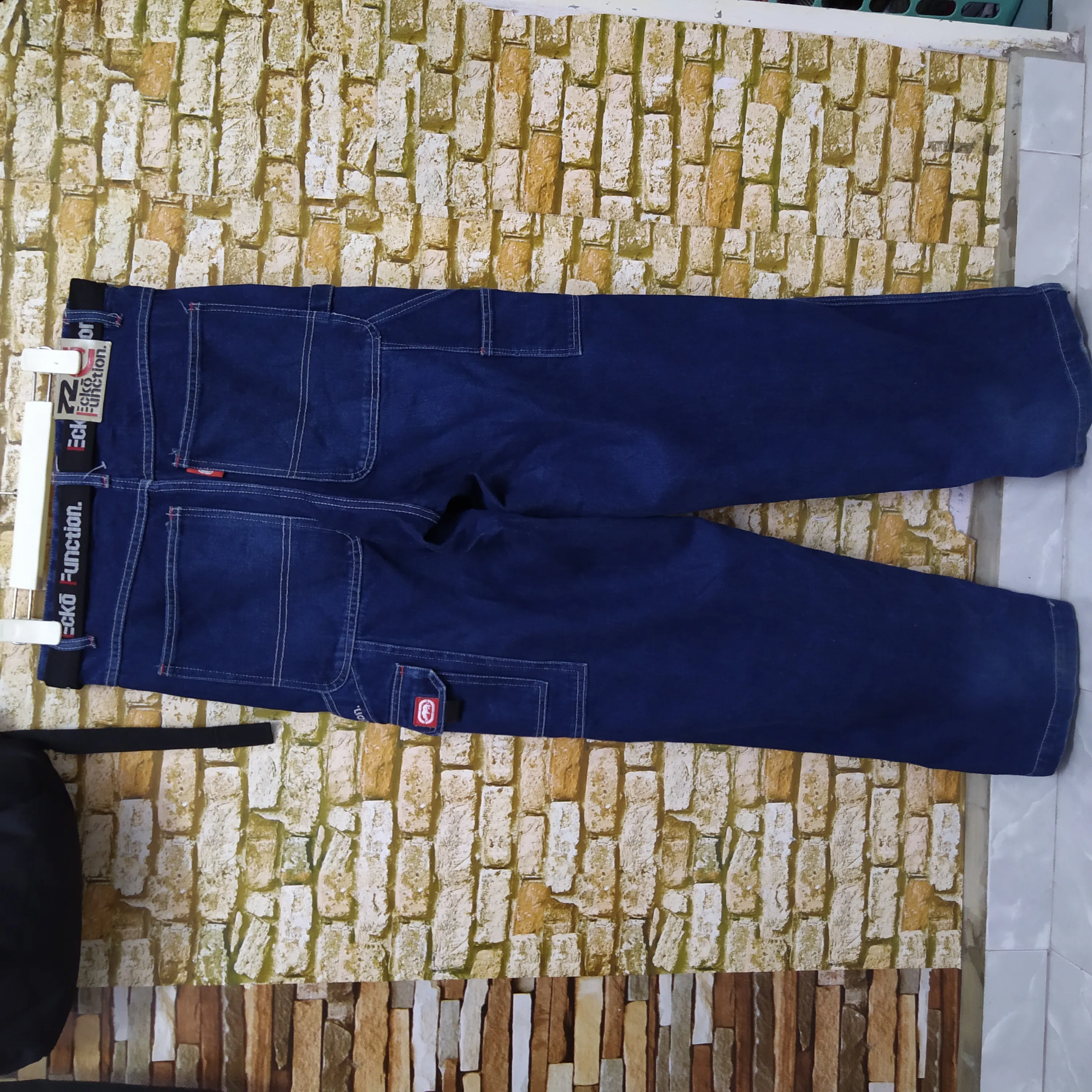 90s ECKO UNLTD FUNCTION DENIM BELT CARPENTER (D271)