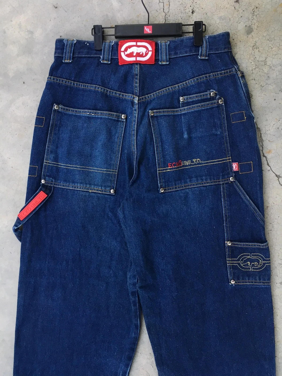 📌Very Rare ECKO UNLTD 8 Pocket Denim Pants Like Baggy
