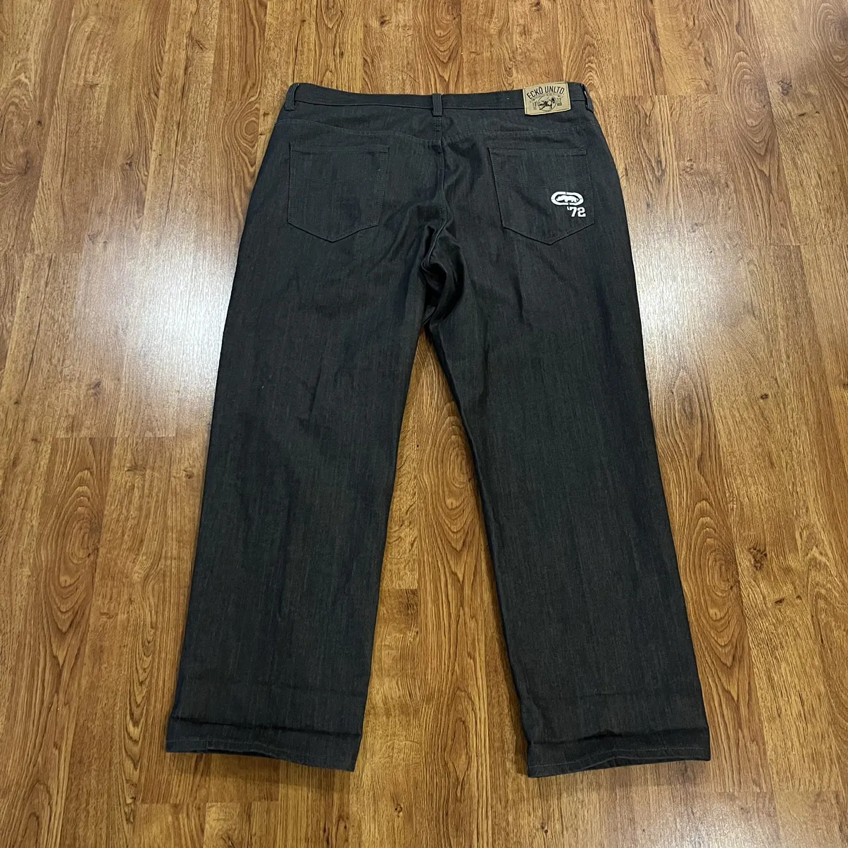 Ecko Unltd Wide Leg Jnco Style Selvedge Denim Jeans