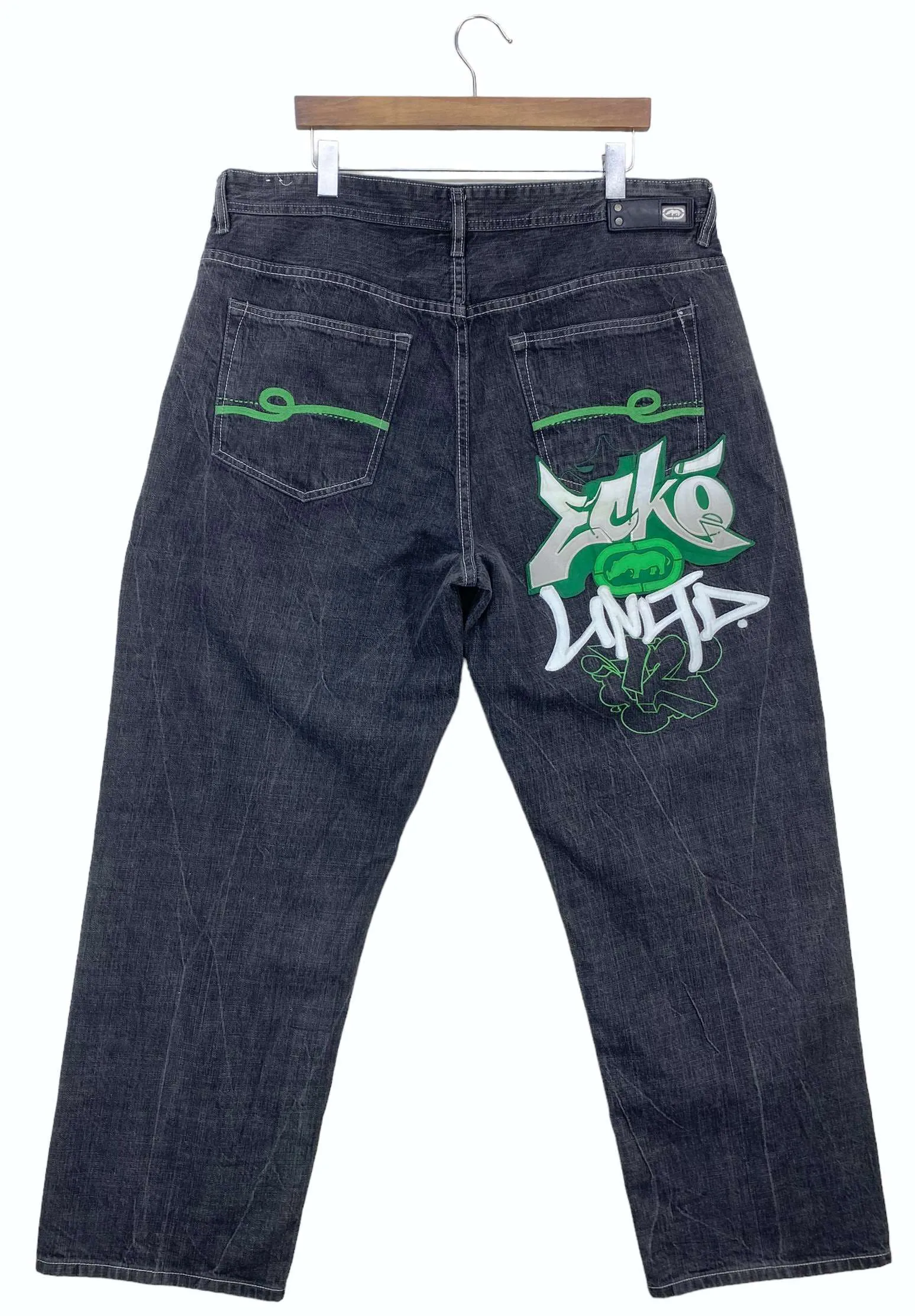 Ecko Unltd Baggy Denim Jeans Hip Hop Skateboard
