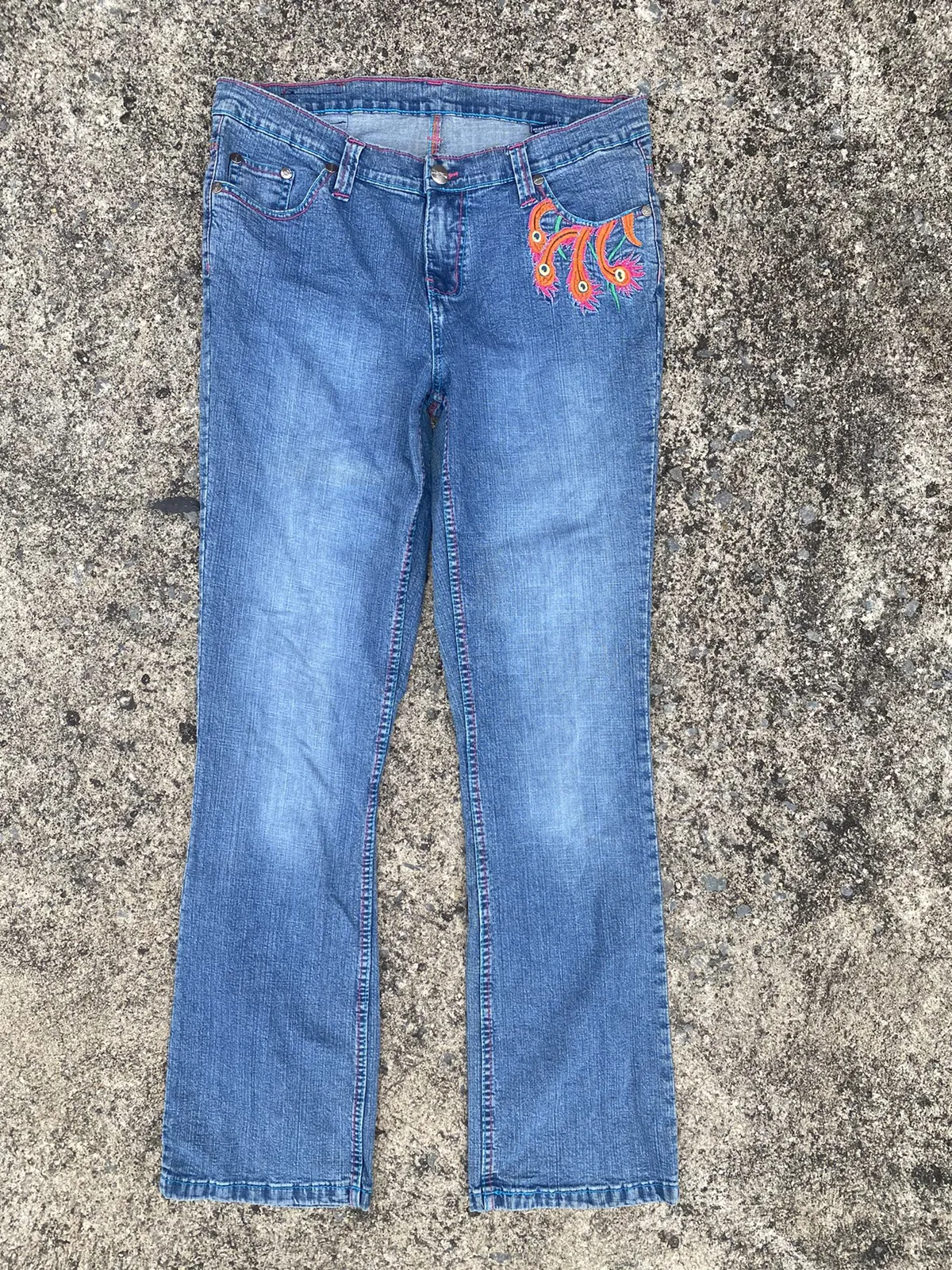 Doned Hardy Design Embroidered denim Jeans