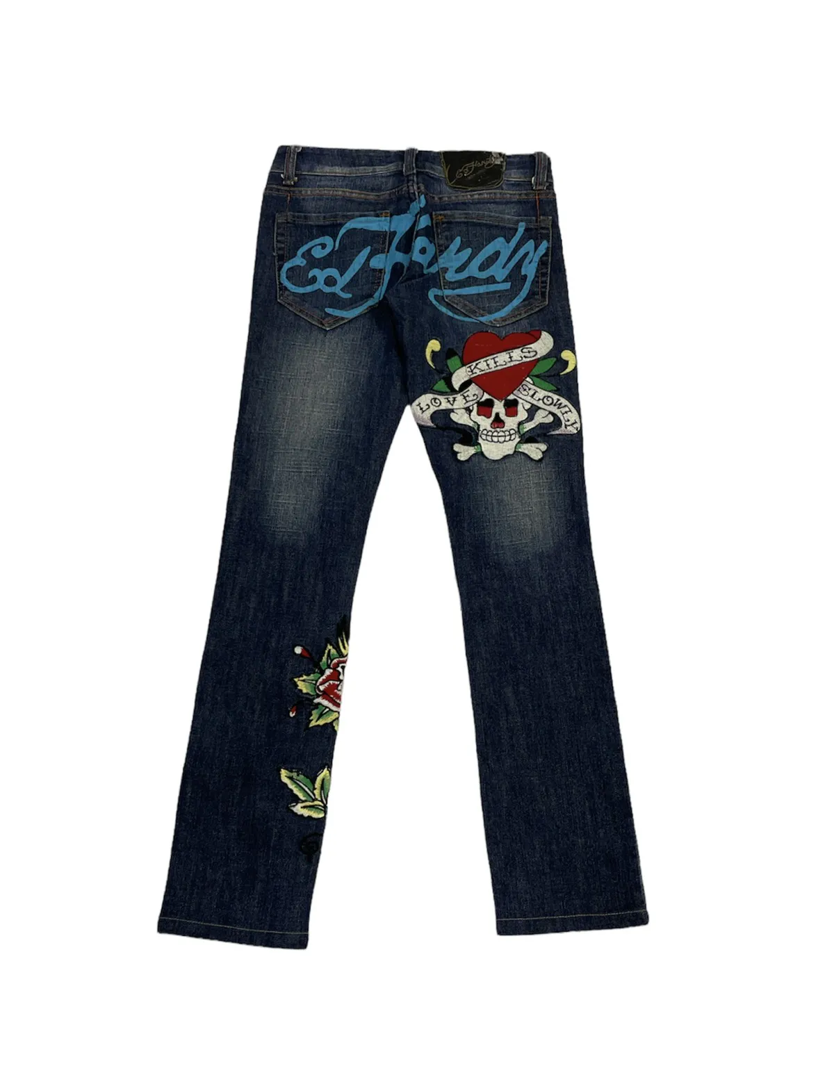Ed Hardy Jeans Embroidery Logo