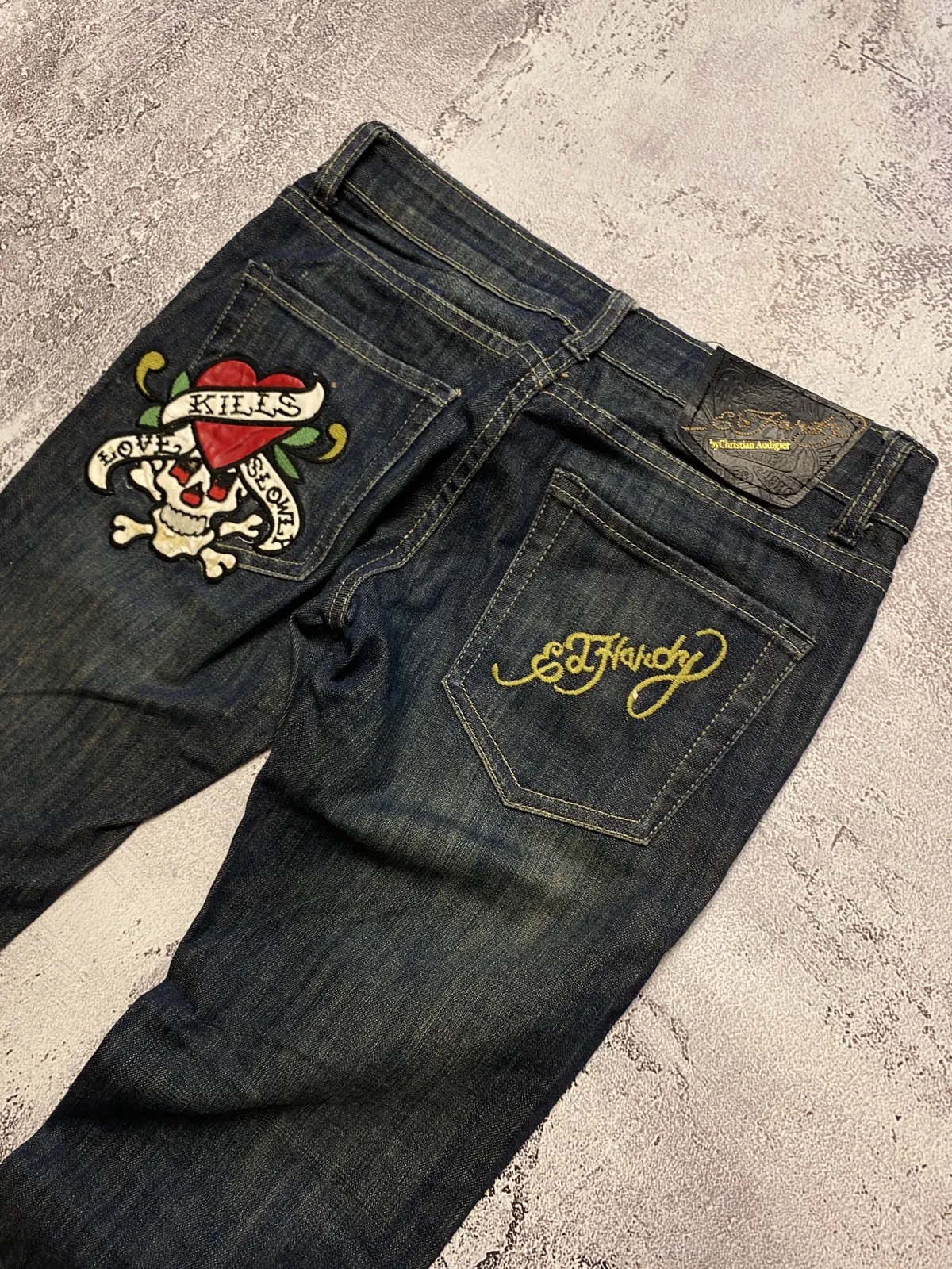 Vintage Ed Hardy By Christian Audigier Denim