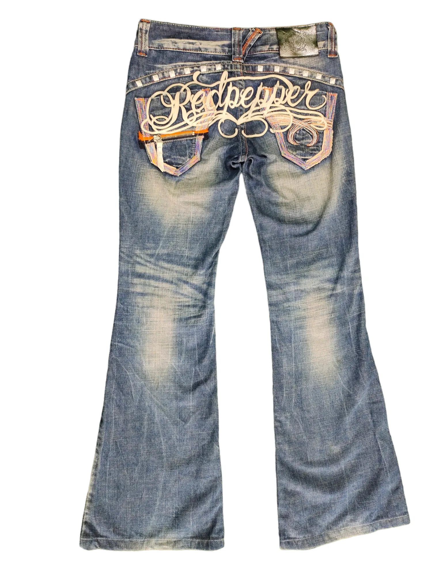 Flare Jeans Red Pepper Boot Cut Jeans y2k Low Rise