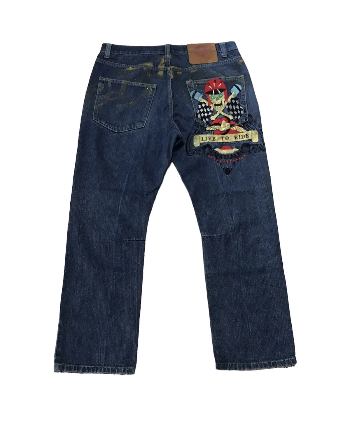 ED HARDY LIVE TO RIDE DENIM JEANS