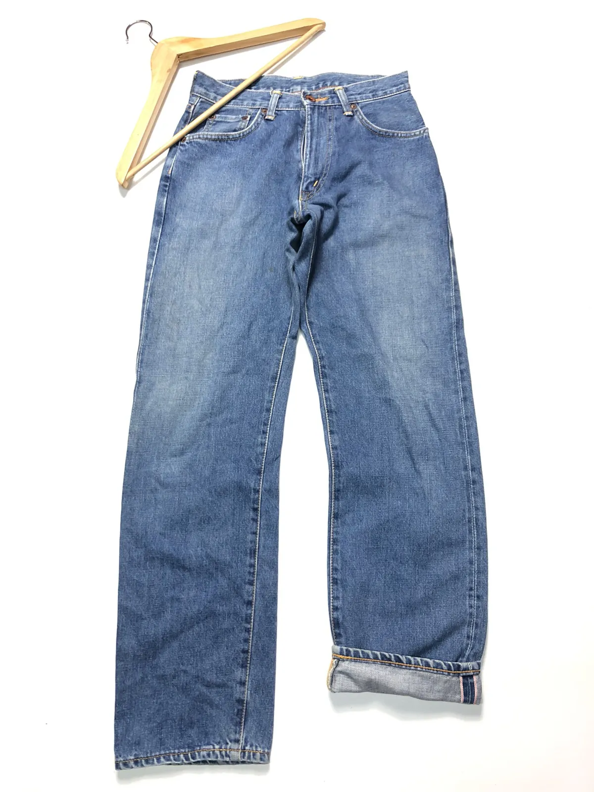 VINTAGE EDWIN SELVEDGE BLUE WASH DENIM
