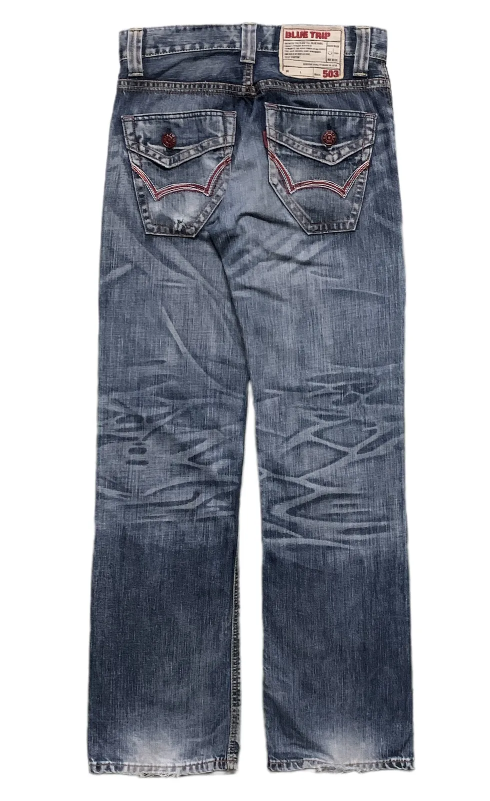 Rare Design Vintage Japanese Brand Edwin Lot 503 Jeans 2000s