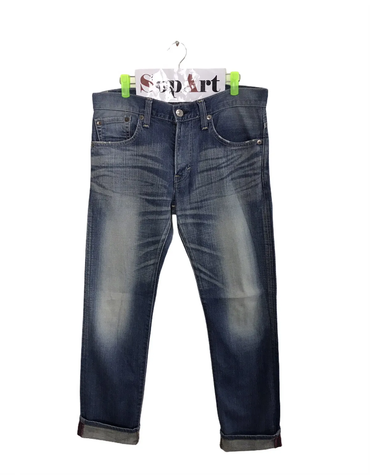 Vintage Edwin Blue Trip Lot 503 skinny Slim Jeans Style