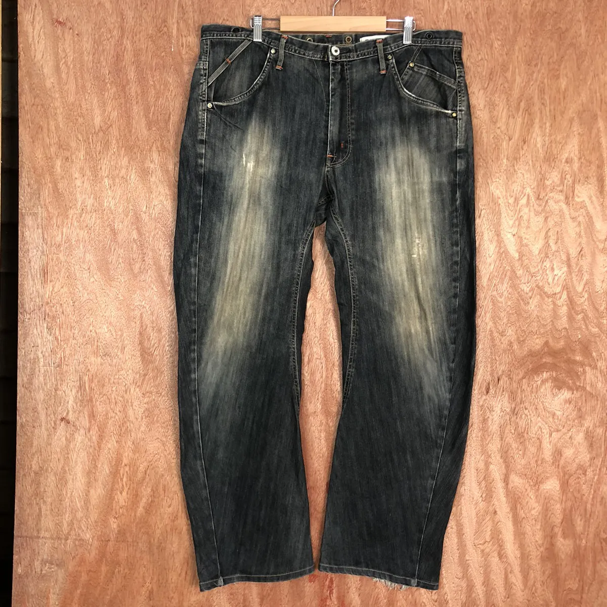 Edwin Distressed Faded Denim