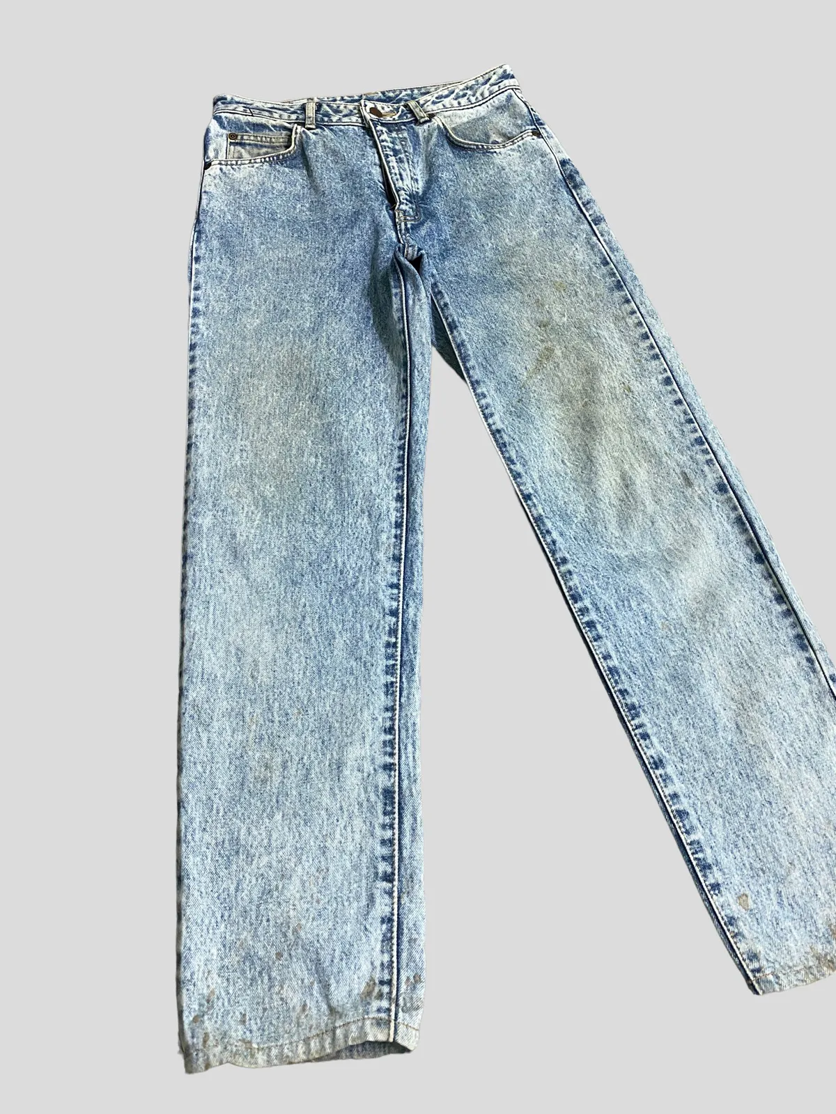 VINTAGE SKINNY EDWIN ACID WASH RUSTY JEANS