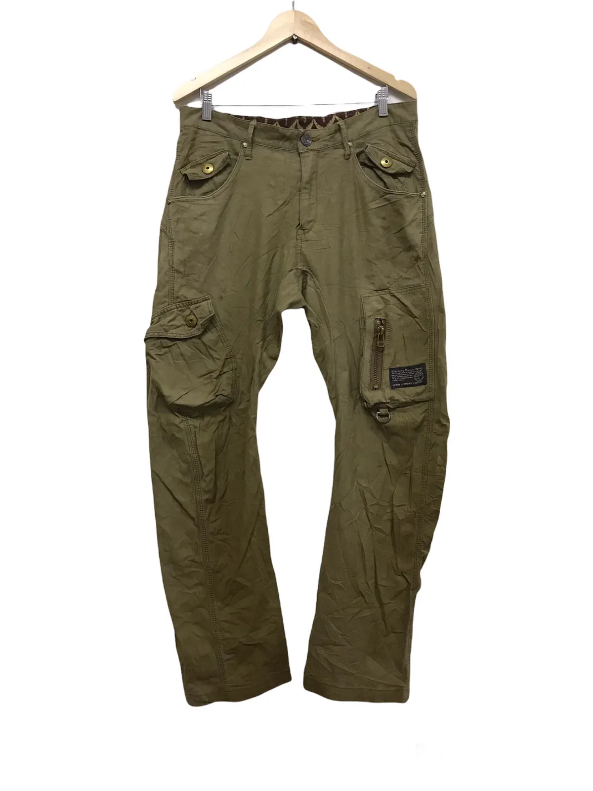 Vintage Edwin Bondage Distressed Cargo Pants