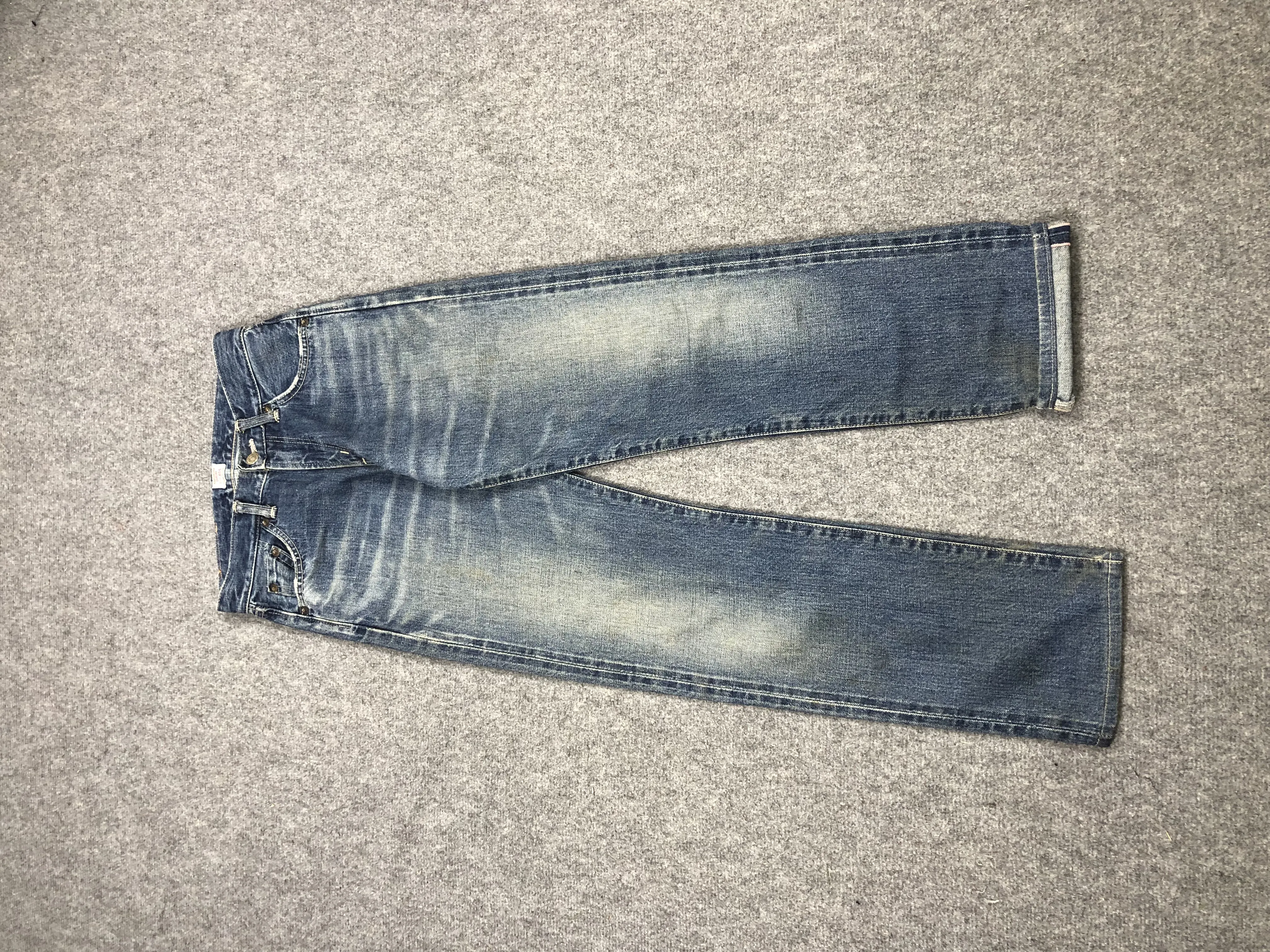 Vintage Edwin 505 XX Selvedge Faded Blue Jeans