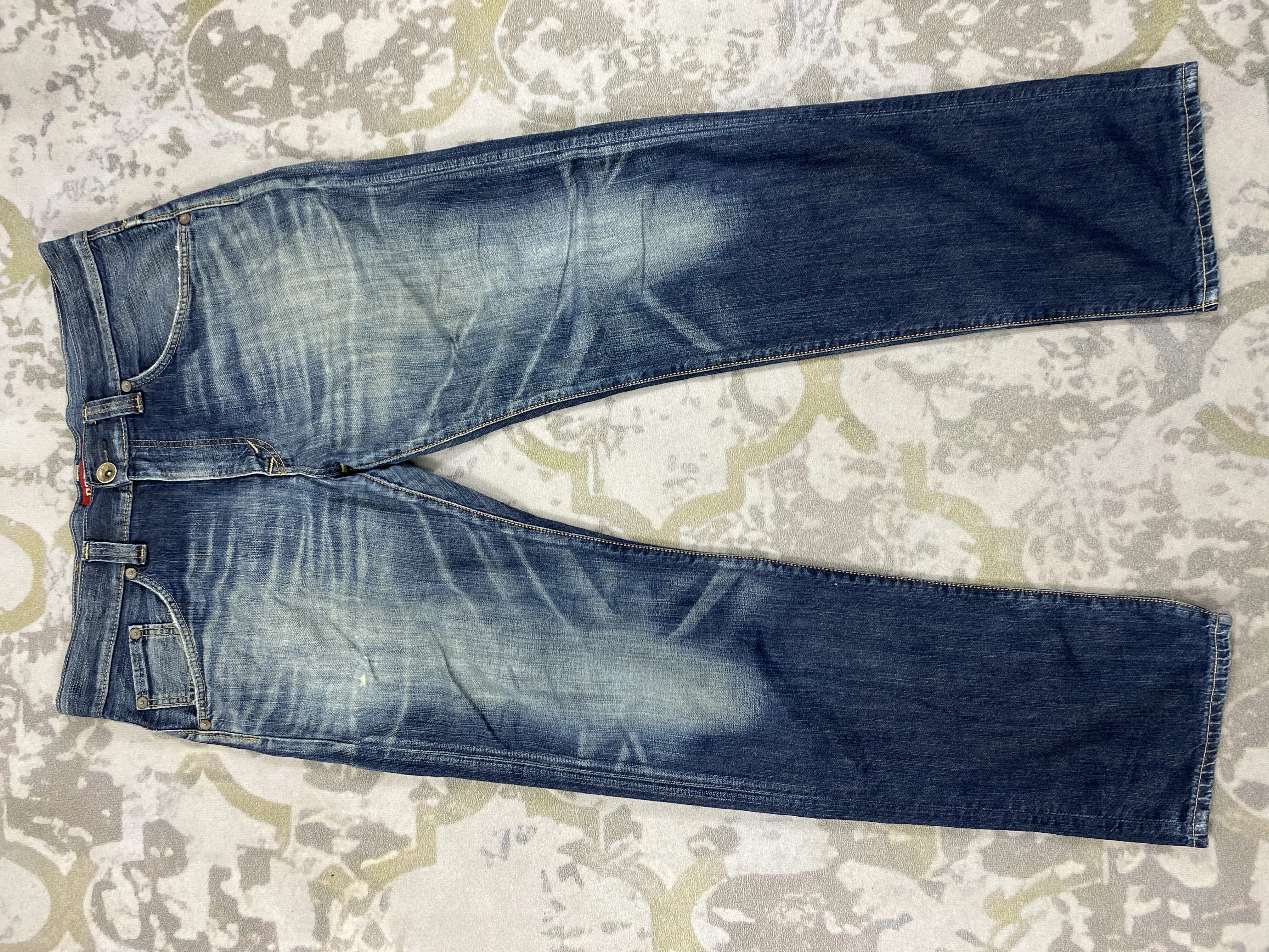 Faded Blue Vintage Edwin Jeans 40x33.5 Denim- JN3654
