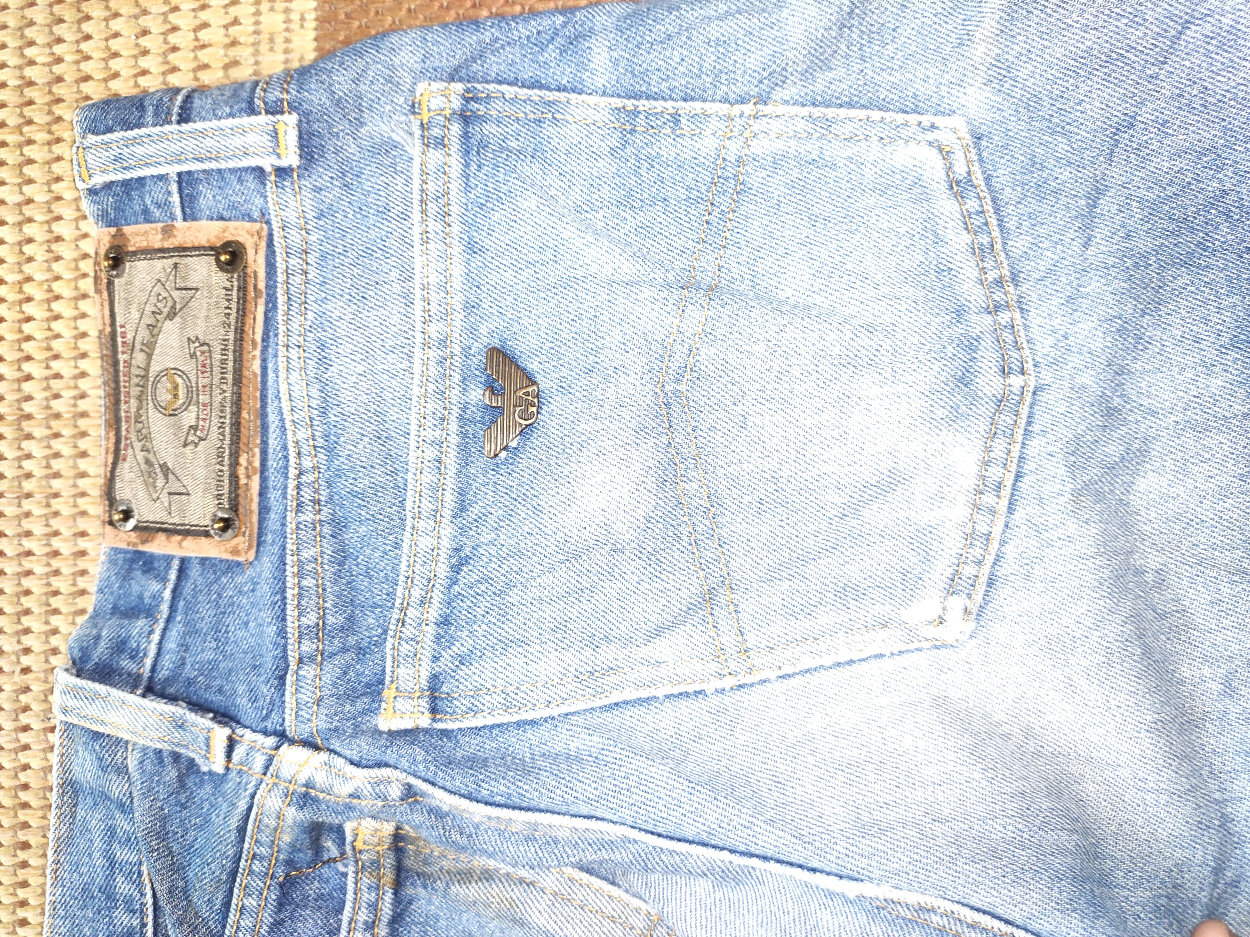 Rare vintage GA BLUE armani made in italy denim nudie