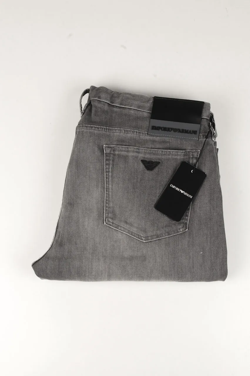 34705 Emporio Armani J00 Slim Fit Grey Men Jeans size 33