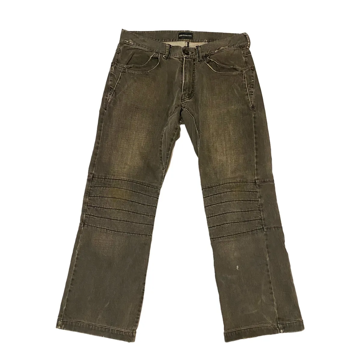 Flared Bondage Emporio Armani Jeans Multi Pocket Denim