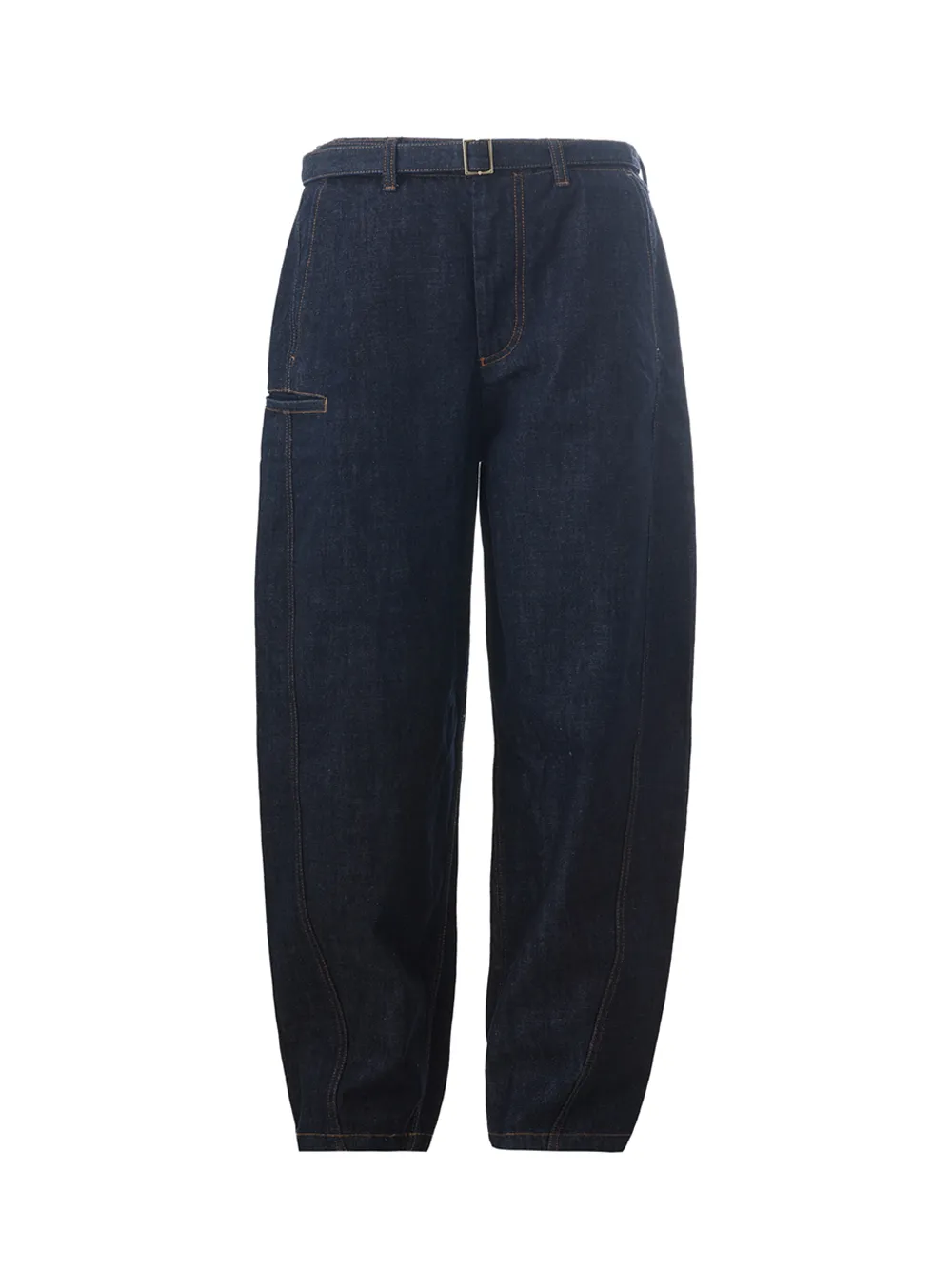 Emporio Armani Loose Fit Denim With Belt on Waist
