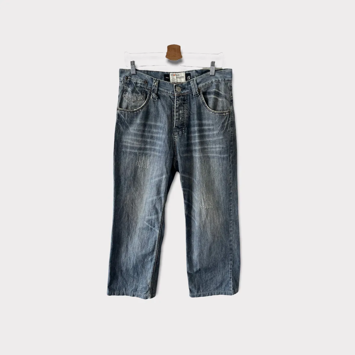 Energie Distressed Jeans Vintage Japanese Brand