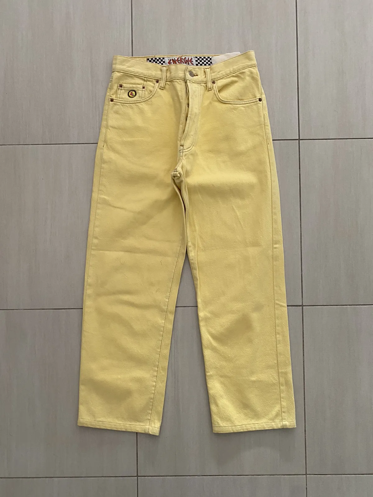 Vintage Energie 90s Yellow Denim jeans