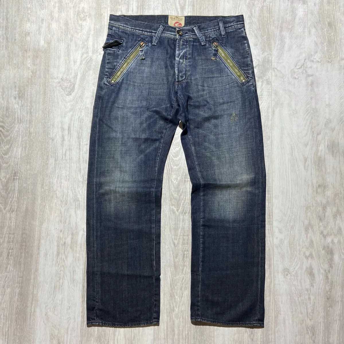Vintage Y2K Energie Zippers Jeans