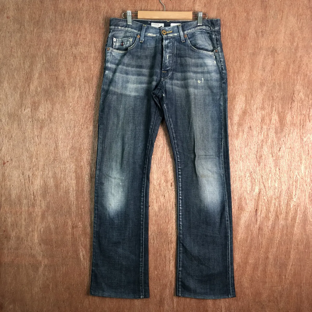 Energie sixty Blue distressed Denim Jeans Pants #c123
