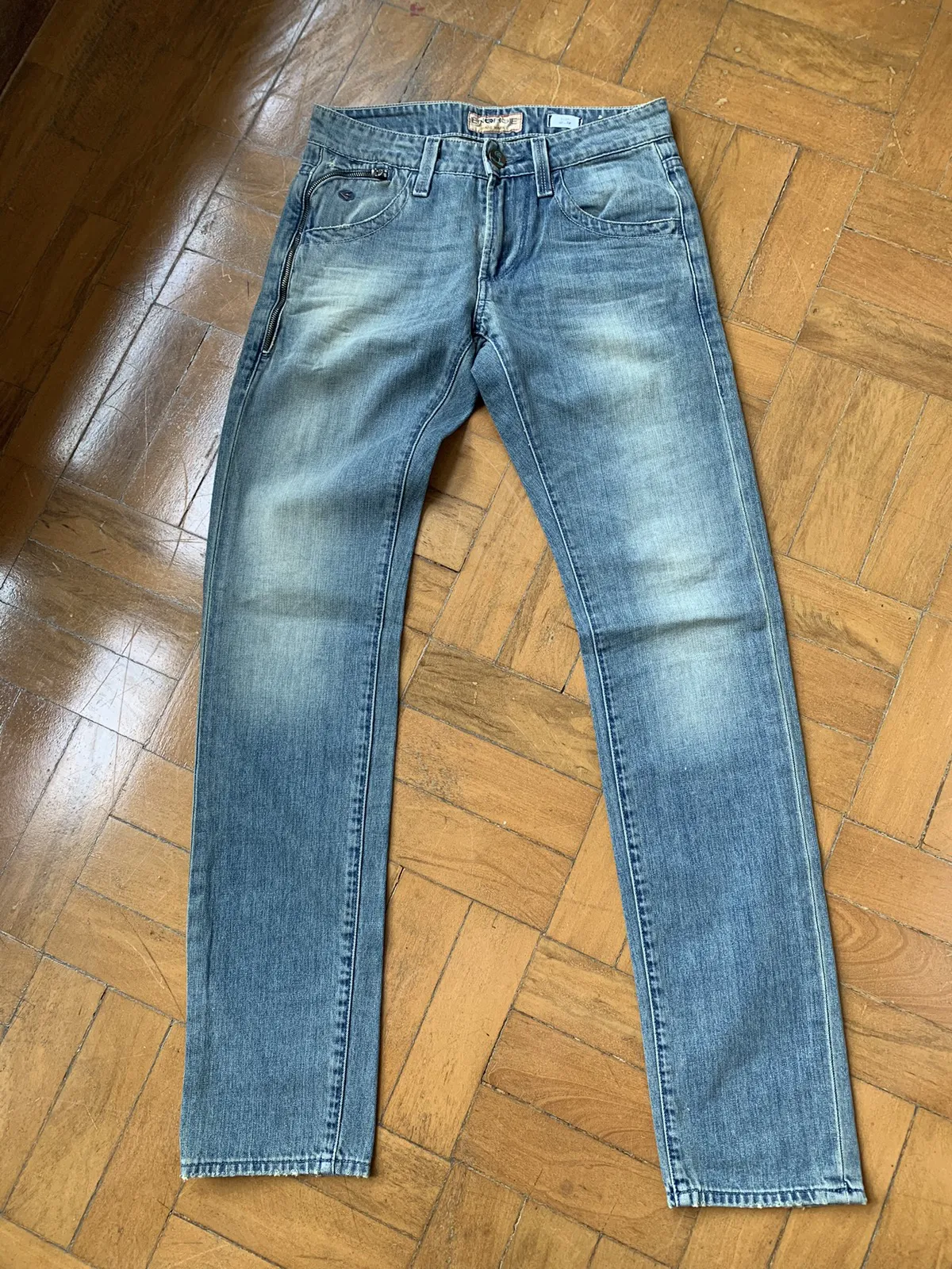 Special edition antique finish Raph jeans in slim skinny fit