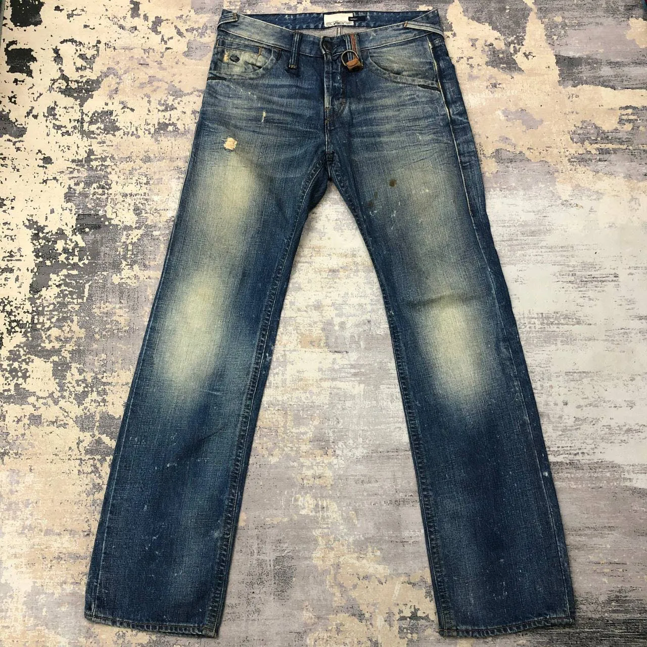 P23 ENERGIE DISTRESSED DENIM JEANS