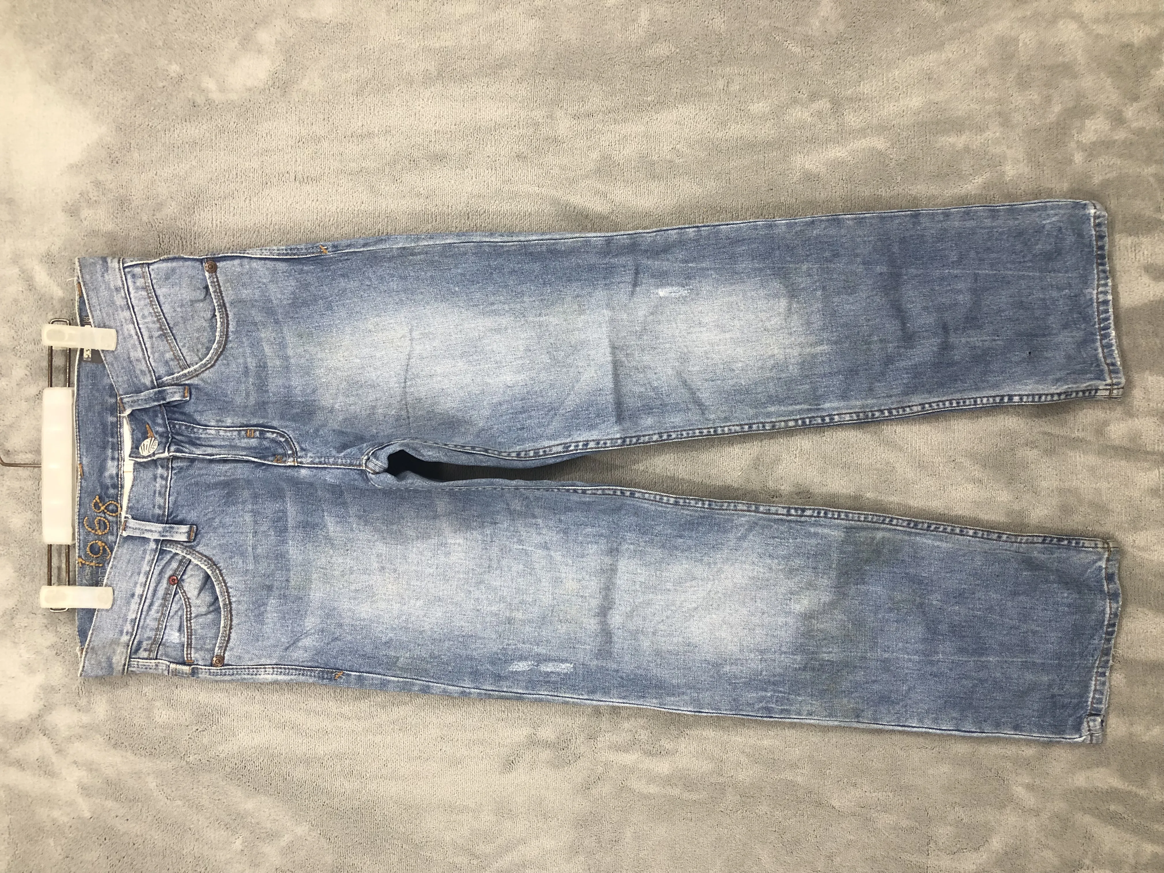 Esprit Blue Distressed Denim Jeans