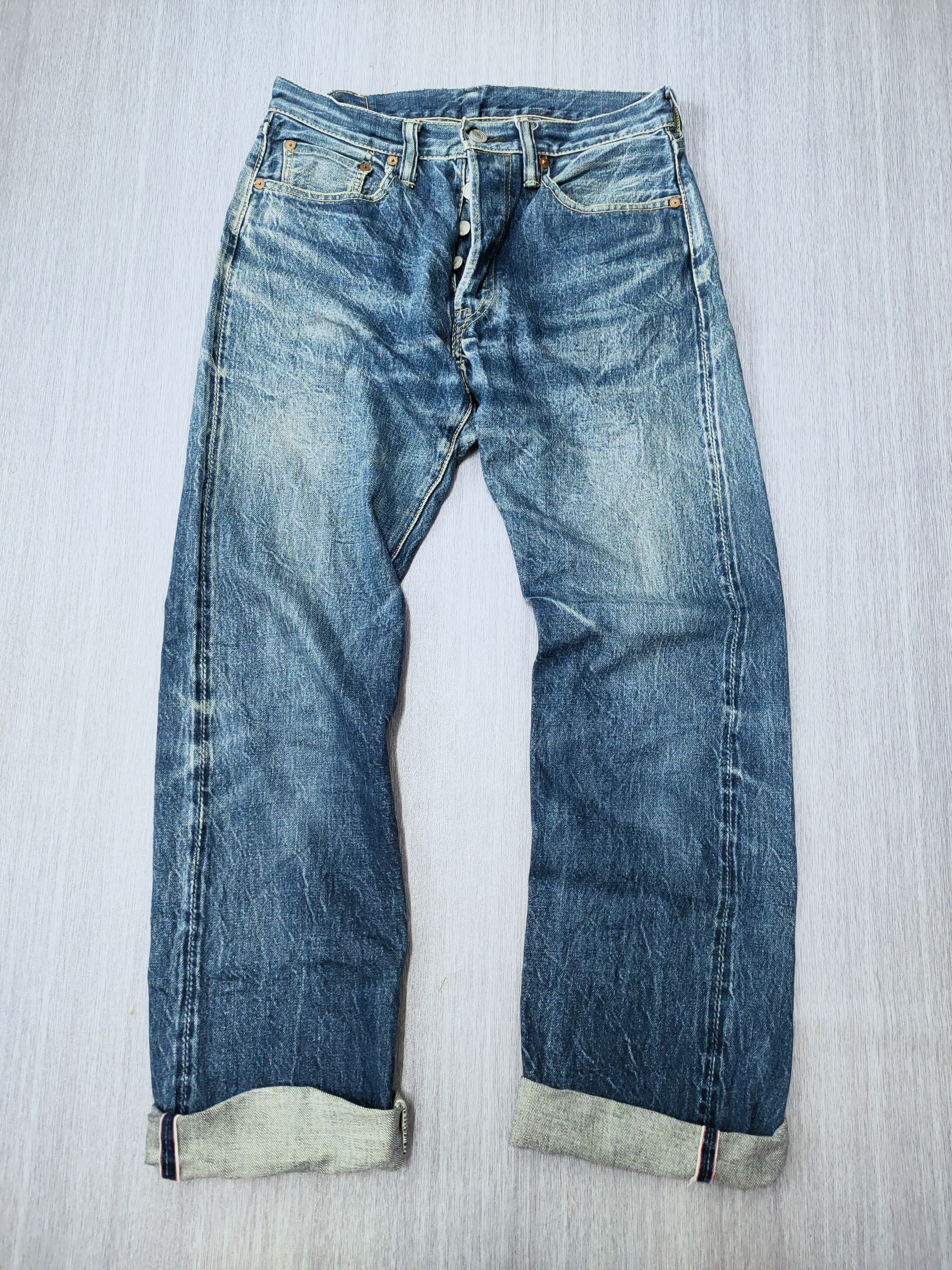 🔥 Rare Eternal Selvedge Distressed Denim