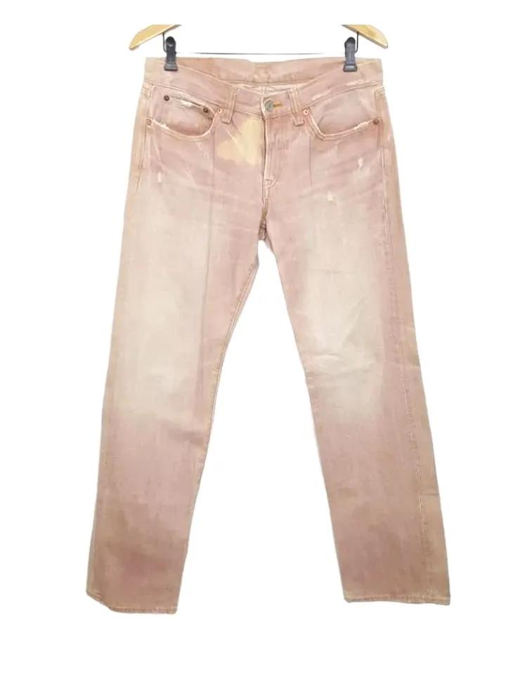 ETERNAL Bleached Quince Blossom Pinkish Washed Jean Pant