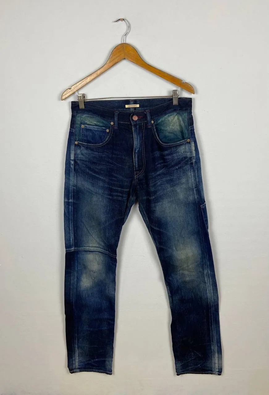 🇯🇵Eternal Buckle Back Blue Denim Jeans