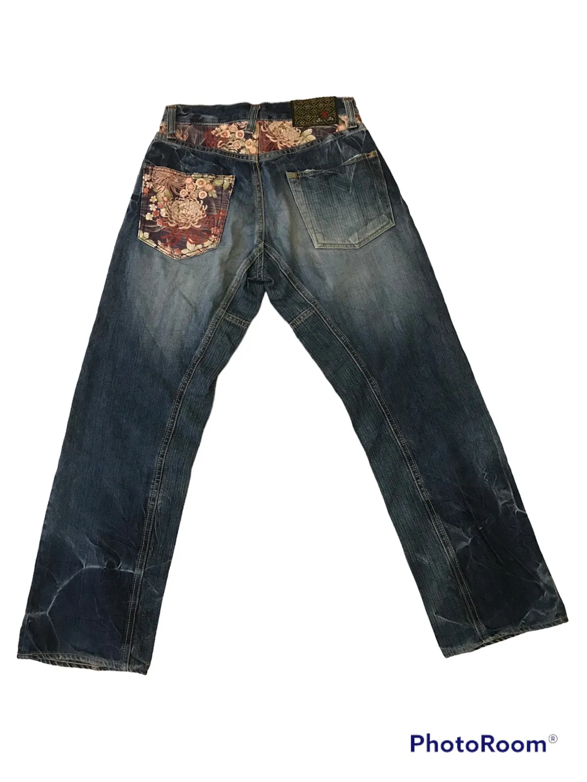 distress art denim made in japan