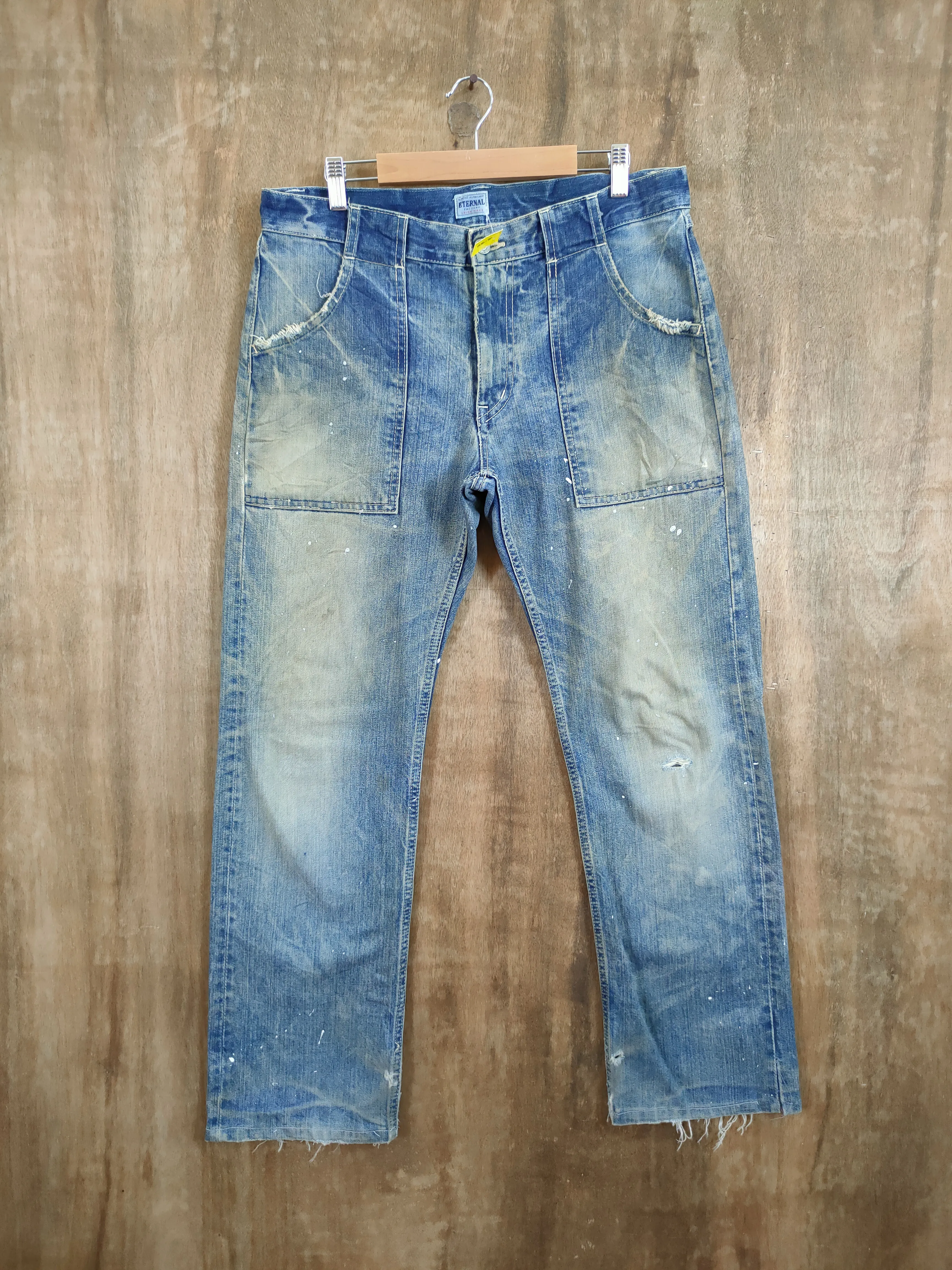 Eternal Vintage japan distressed denim jeans pants #46-964