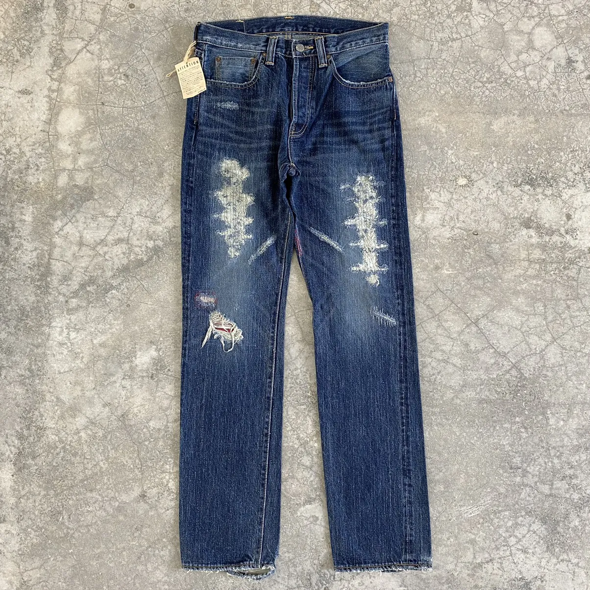 Japanese Brand Eternal Japan Selvedge Distressed Denim