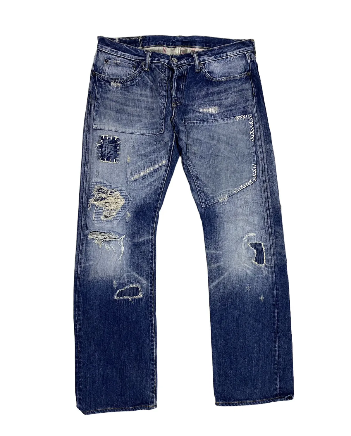 eternal distressed denim jeans