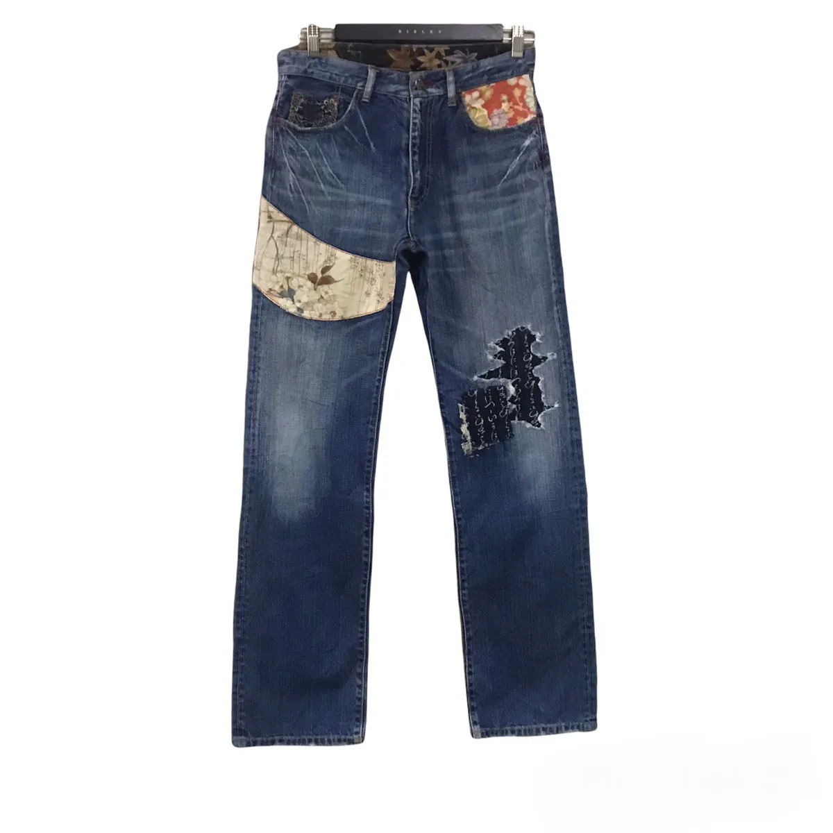 Japanese Brand ETERNAL Denim Patchwork Jeans