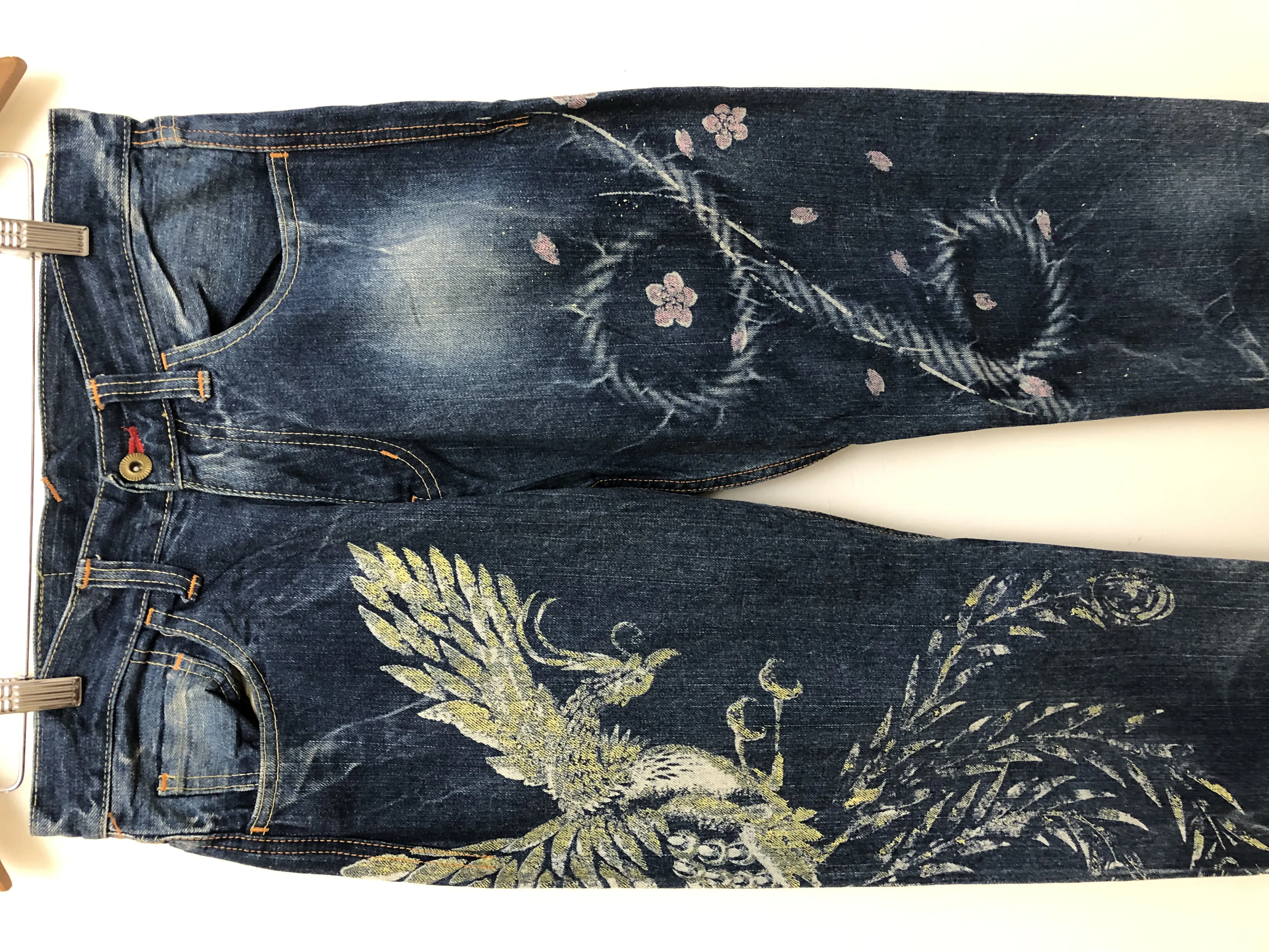 Eternal Japanese Traditional Phoenix Denim Jeans
