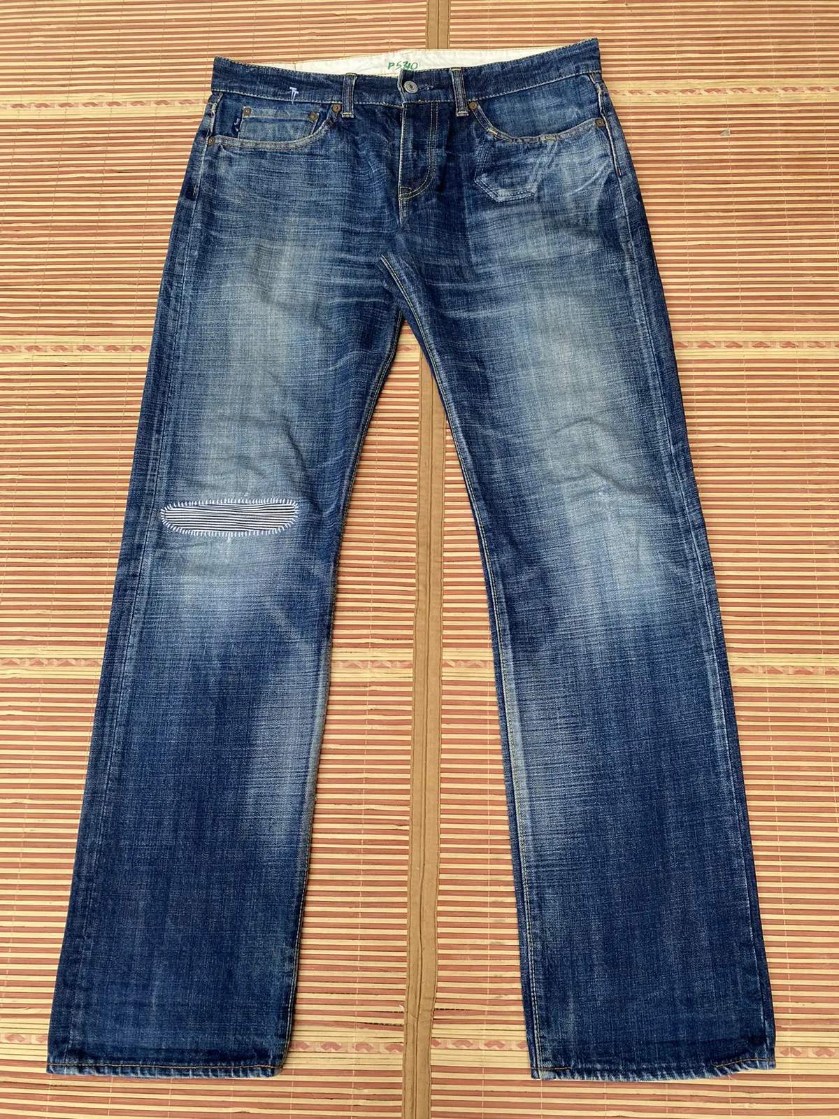 Eternal Japan Sashiko Stitch Distressed Pant