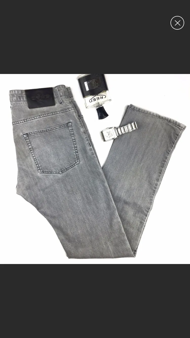 Etro Gray Jeans