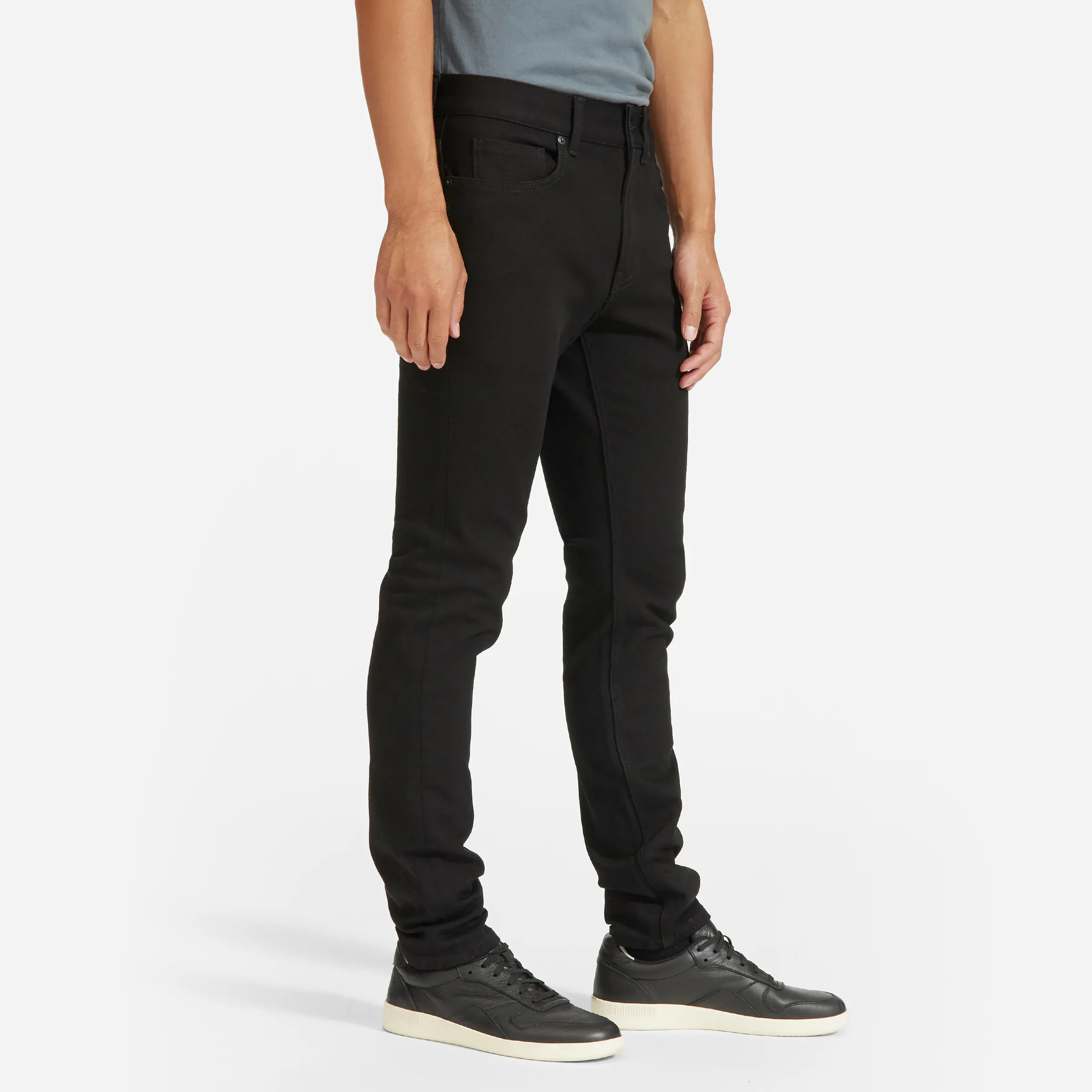 The Skinny 4-Way Stretch Organic Jean | Uniform Black 29x28